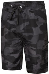 Kam Jeans 3010 Zwemshort met camouflageprint donkergrijs