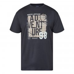 North Latitude Adventure 98 Graphic Tee Zwart
