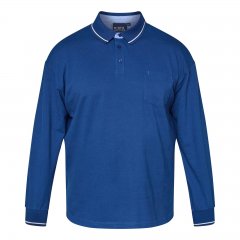North Latitude Superflex Polo LS Blauw