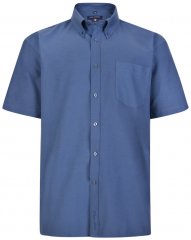 Kam Oxford Shirt Short sleeve Navy