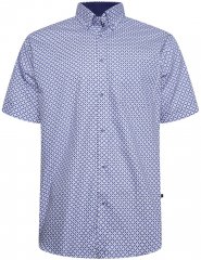 Kam Jeans P046 geometrisch patroon overhemd