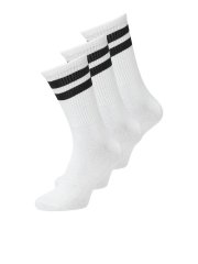 Jack & Jones Travis Tennissokken Wit 3-pack