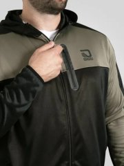 D555 Southport Hoodie met rits Zwart