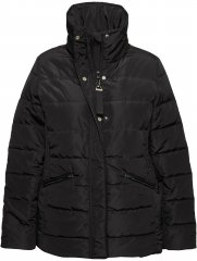 Ulla Popken Quilted Puffer Coat Black