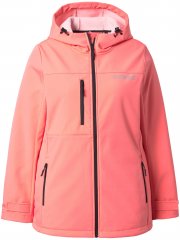 Ulla Popken HYPRAR Softshell Fleece Lined Jacket Coral