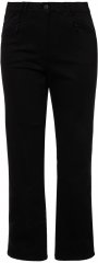 Ulla Popken Basic Mony Tapered Leg Stretch Pants Black