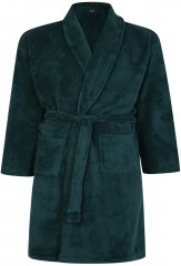 Espionage PJ068 Plain Fleece Gown Navy