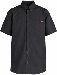 Motley Denim Zagreb Overhemd met korte mouw Antraciet