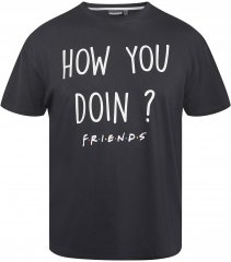 North Latitude 61353 FRIENDS T-Shirt Zwart