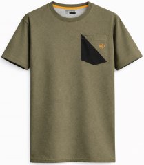 Motley Denim Milan T-shirt Donker khaki