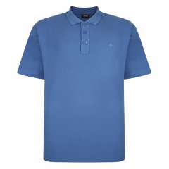 Espionage P074C Poloshirt Korte Mouw Korenbloemblauw