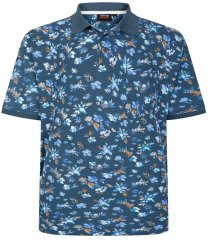 Espionage P221 polo met bloemenprint
