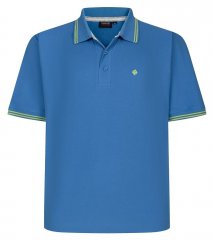 Espionage P232 Pique polo turq/lime