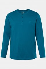 JP1880 Henley T-shirt Long Sleeve Blue