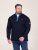 D555 Conway 2 1/4 Zip Neck Fleece Sweatshirt With Bear Logo Navyblauw - Sweaters & hoodies - Sweaters & Hoodies Grote Maten Heren