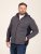 D555 Conrad Detachable Hood Bonded Fleece Zip Through Hoody Navyblauw - Sweaters & hoodies - Sweaters & Hoodies Grote Maten Heren
