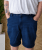 Kam Jeans Pepe Knitted Denim Shorts Random Mid Wash Blue - Korte broeken - Grote Maten Korte Broeken Heren