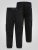 D555 Dexter 1 Cargo Jogger With Bear Embroidery TALL Zwart - TALL joggingbroeken - TALL joggingbroeken met extra beenlengte