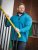D555 Conway 1 1/4 Zip Neck Fleece Sweatshirt With Bear Logo Teal - Sweaters & hoodies - Sweaters & Hoodies Grote Maten Heren