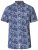 D555 Sheldon Hawaii Shirt Navy - Overhemden - Overhemden Grote Maten Heren