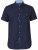 D555 Tim Short Sleeve Shirt Navy - Overhemden - Overhemden Grote Maten Heren
