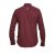 D555 Dawson Textured Shirt Dark Red - Overhemden - Overhemden Grote Maten Heren