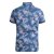 D555 Reuben Hawaii Shirt Navy - Overhemden - Overhemden Grote Maten Heren