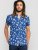 D555 BURLEY Palm Tree Print Shirt - Overhemden - Overhemden Grote Maten Heren