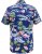 D555 Durham Flamingo Hawaiian Ao Print Shirt - Overhemden - Overhemden Grote Maten Heren