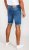D555 Suffolk Blue Stretch Denim Shorts - Korte broeken - Grote Maten Korte Broeken Heren