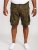 D555 Woobridge Camo Cotton Cargo Shorts - Korte broeken - Grote Maten Korte Broeken Heren
