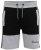 D555 Kirton Couture Elasticated Waistband Shorts Black/Charcoal - Joggingbroeken & shorts - Joggingbroeken & Shorts Heren Grote Maten
