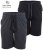 D555 Ryan Jersey Shorts 2-pack Black/Charcoal - Joggingbroeken & shorts - Joggingbroeken & Shorts Heren Grote Maten