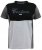 D555 Felix Couture Crew Neck Cut And Sew T-Shirt Black/Charcoal - T-shirts - Grote Maten T-shirts Heren
