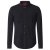 D555 Donnie Long Sleeve Jersey Shirt Black - Overhemden - Overhemden Grote Maten Heren