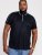 D555 Sussex Jersey Polo Shirt Dark Navy - Polo shirts - Grote Maten Poloshirts Heren