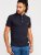 D555 Ashwell Ao Printed Polo Shirt Dark Navy - Polo shirts - Grote Maten Poloshirts Heren