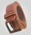 D555 Dylan Tan Bonded Leather Belt - Riemen - Grote Maten Heren Riemen