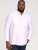 D555 Richard Long Sleeve Oxford Shirt Pink - Overhemden - Overhemden Grote Maten Heren