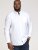 D555 Richard Long Sleeve Oxford Shirt White - Overhemden - Overhemden Grote Maten Heren
