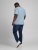 Jack & Jones JJMOON T-shirt Faded Denim - T-shirts - Grote Maten T-shirts Heren