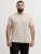 Jack & Jones Weston Polo Lichtbeige - Polo shirts - Grote Maten Poloshirts Heren