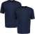 Adamo Marlon Comfort fit 2-pack T-shirt Navy - T-shirts - Grote Maten T-shirts Heren