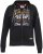 D555 KNEBWORTH Full Zip Hoody With Chest Print Black - Sweaters & hoodies - Sweaters & Hoodies Grote Maten Heren