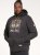D555 KNEBWORTH Full Zip Hoody With Chest Print Black - Sweaters & hoodies - Sweaters & Hoodies Grote Maten Heren