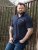 D555 Reid AOP Polo With Jacquard Collar, Pocket And Cuffs Navyblauw - Polo shirts - Grote Maten Poloshirts Heren