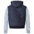 D555 Willie Hooded Quilted Jacket with Fleece sleeves - Jassen - Grote Maten Herenjassen