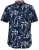 D555 FINLEY Hawaiian AO Print Shirt Navy - Overhemden - Overhemden Grote Maten Heren