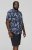 D555 FINLEY Hawaiian AO Print Shirt Navy - Overhemden - Overhemden Grote Maten Heren