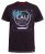 D555 NOVA Cali Surf Printed Crew Neck T-Shirt Plum - T-shirts - Grote Maten T-shirts Heren